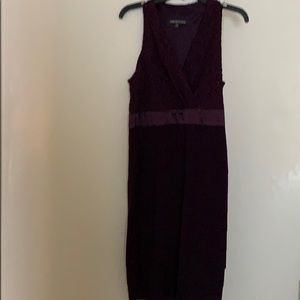 Plum cocktail dress